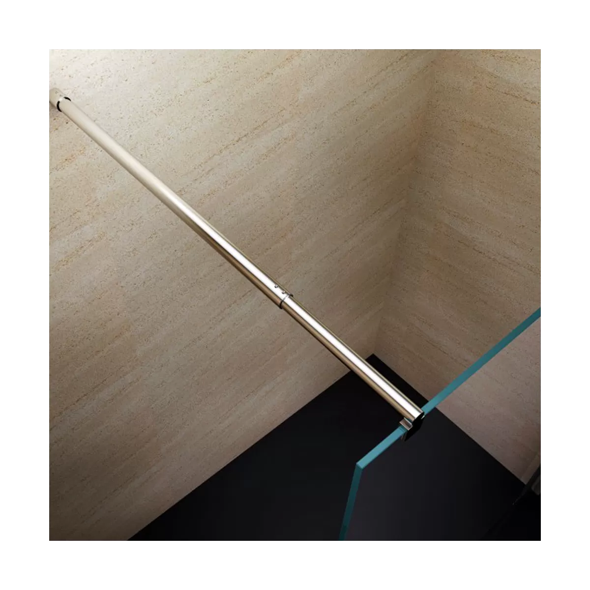Parete Doccia Walk-in EXTREME - Cristallo Trasparente Anticalcare da 10mm