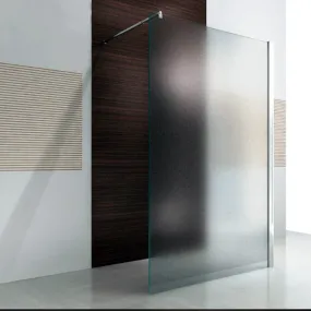 Paroi de douche à l'italienne EXTREME - Cristal anticalcaire satiné 10 mm