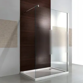 Paroi de Douche Anti-calcaire à l'italienne avec Verre 8mm - 85 - 100 - 110 - 120 - 140cm