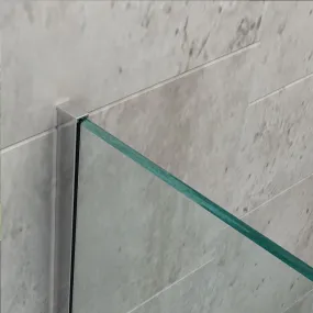 Paroi de Douche Anti-calcaire à l'italienne avec Verre 8mm - 85 - 100 - 110 - 120 - 140cm