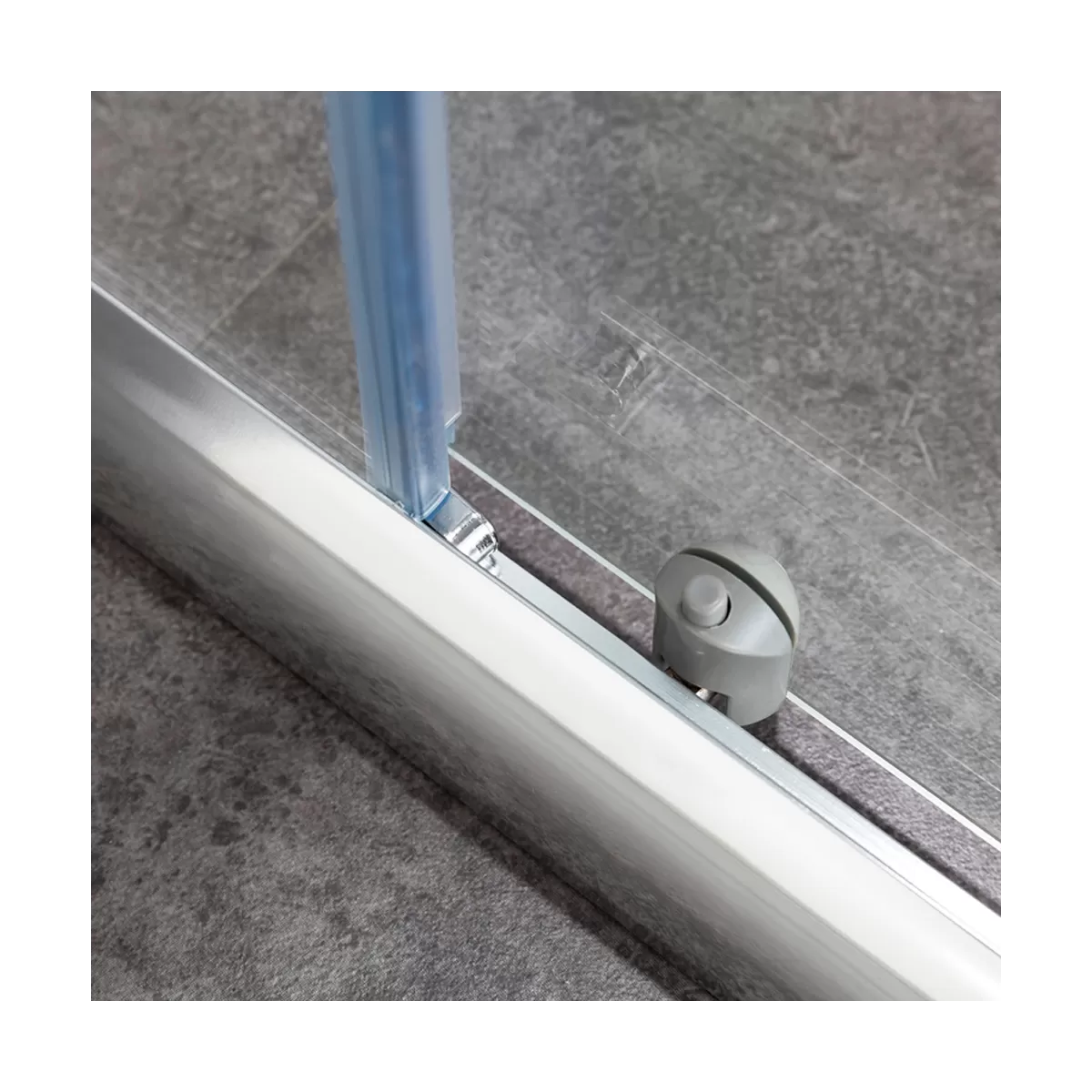 Box Doccia EVO apertura scorrevole Cristallo Temprato 6mm Trasparente o Satinato profili alluminio cromo