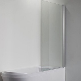 Duschwand für Badewanne Transparent 5mm Einfache Größe 86cm