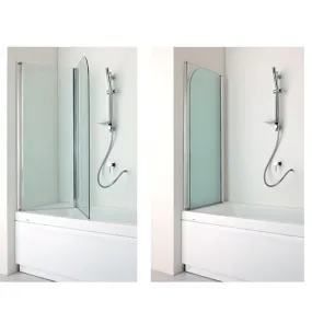 Paroi de douche pliable de 5 mm pour baignoire