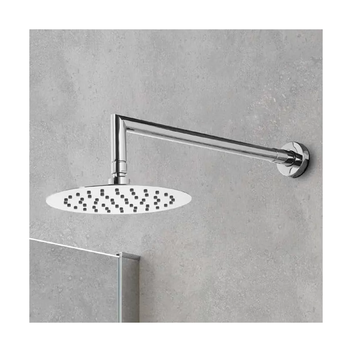 Soffione Doccia INOX Rotondo in acciaio inox
