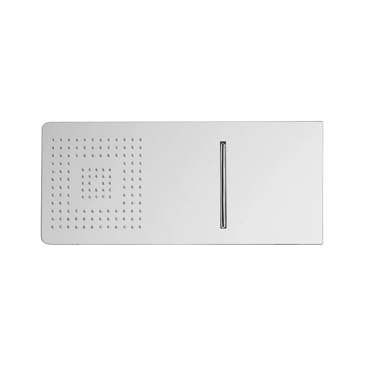 Soffione Doccia Cascata a muro 50x20cm, soffione con cascata