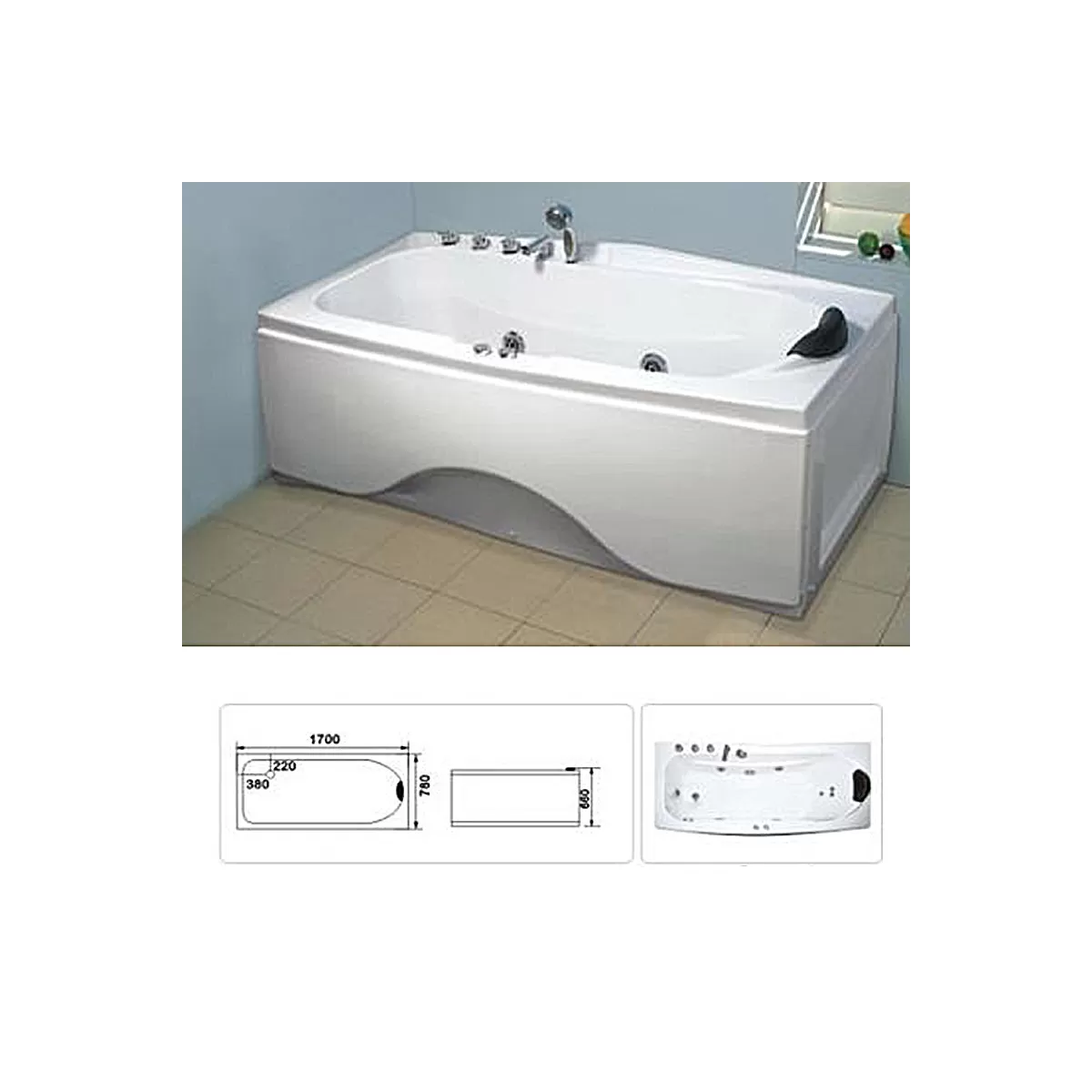 Vasca da Bagno Idromassaggio - Marte