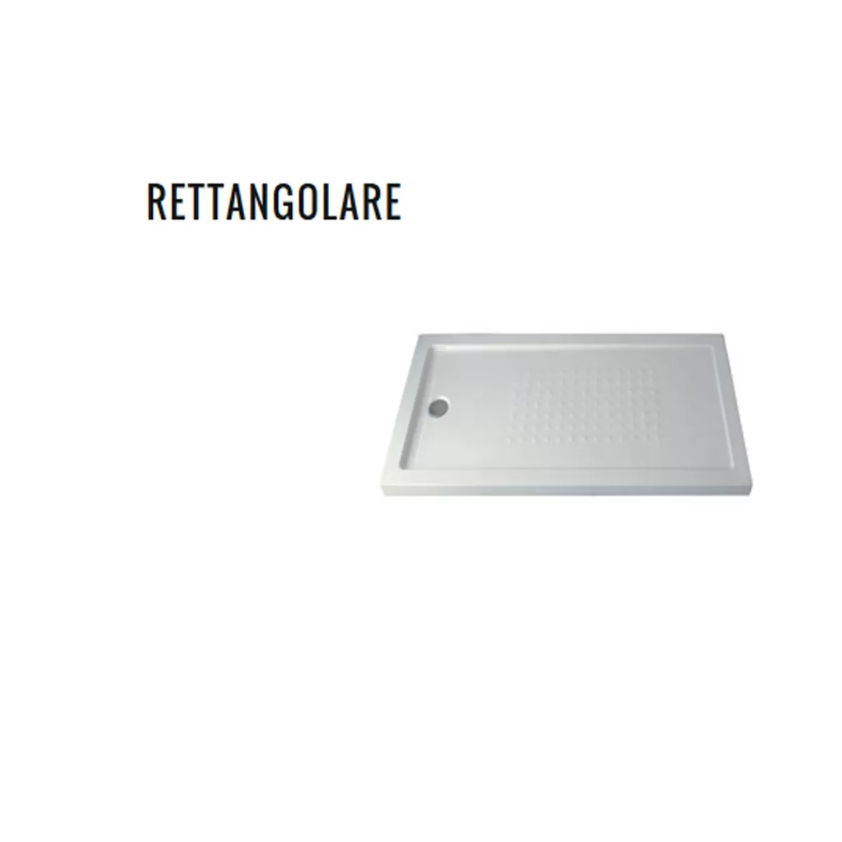 Piatto Doccia Rettangolare e Quadrato in Resina ultrabasso h5cm