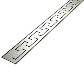 Canalina di Sarico Doccia GREEK in acciaio INOX - 50- 60 - 70 - 80 - 90 - 100