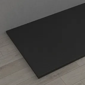 GLASSTONE Ultraslim Duschwanne aus SMC mit Schieferstein-Effekt - Farbe Anthrazit
