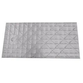 Piatto Doccia Ultraslim GLASSTONE in SMC effetto Pietra Ardesia - Colore Grigio Chiaro