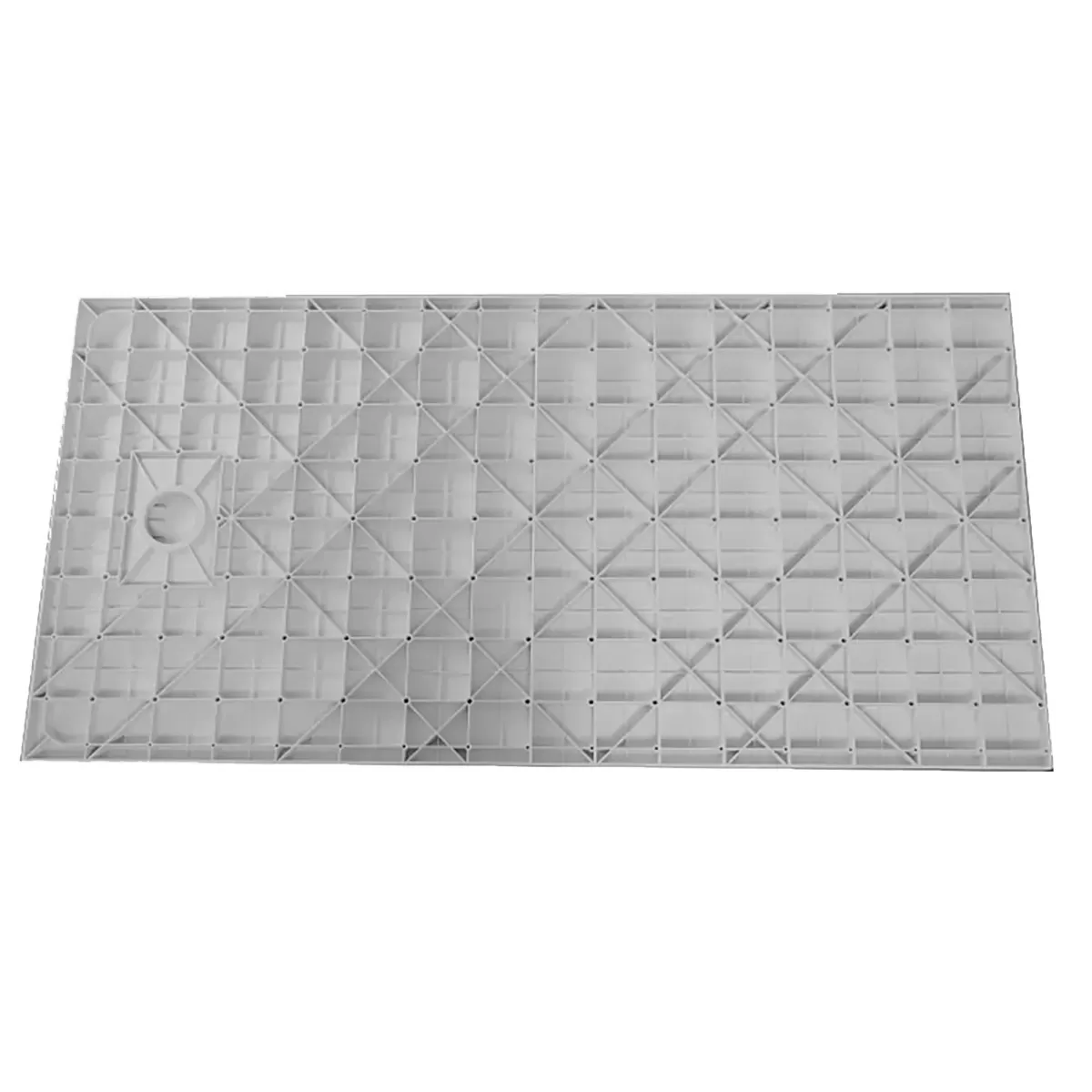 Piatto Doccia Ultraslim GLASSTONE in SMC effetto Pietra Ardesia - Colore Grigio Chiaro