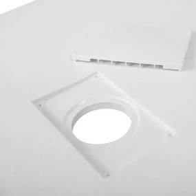 Piatto Doccia Ultraslim GLASSTONE in SMC effetto Pietra  Colore Bianco
