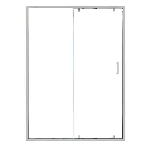 Porte de douche coulissante CRISTAL avec verre transparent 6mm