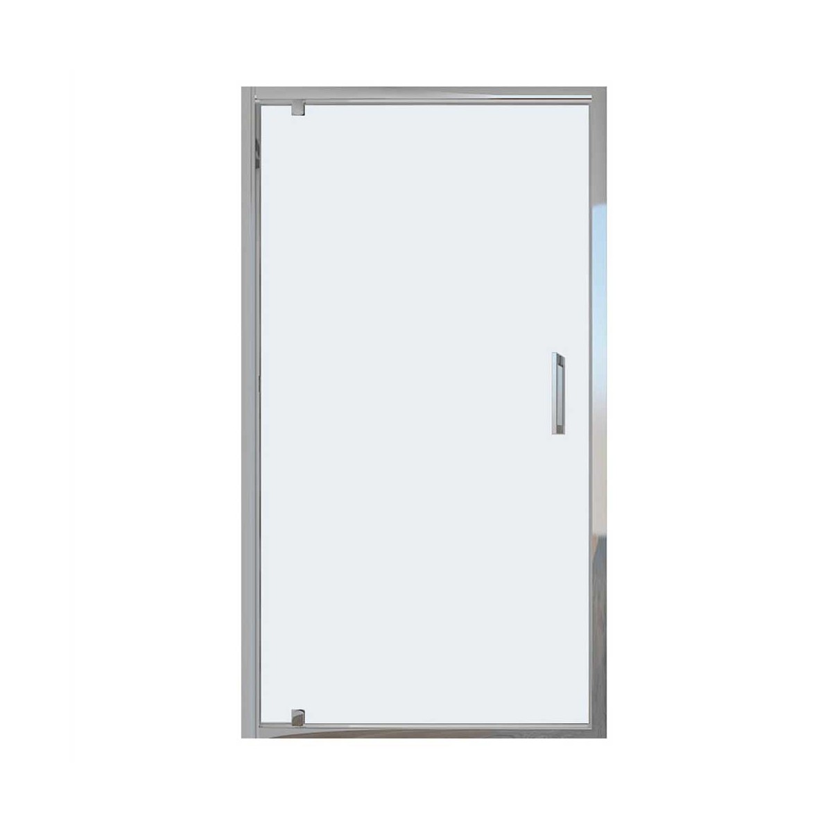 Porta Doccia Battente interna/esterna OPALE vetro trasparente - h190
