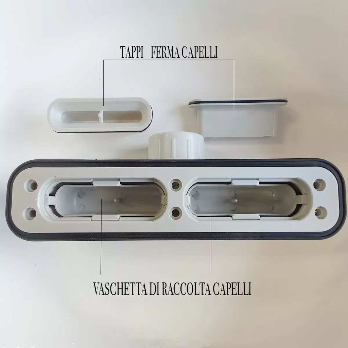 Duschwanne aus Mineralmarmor VENEDIG mit Steineffekt Farbe Creme