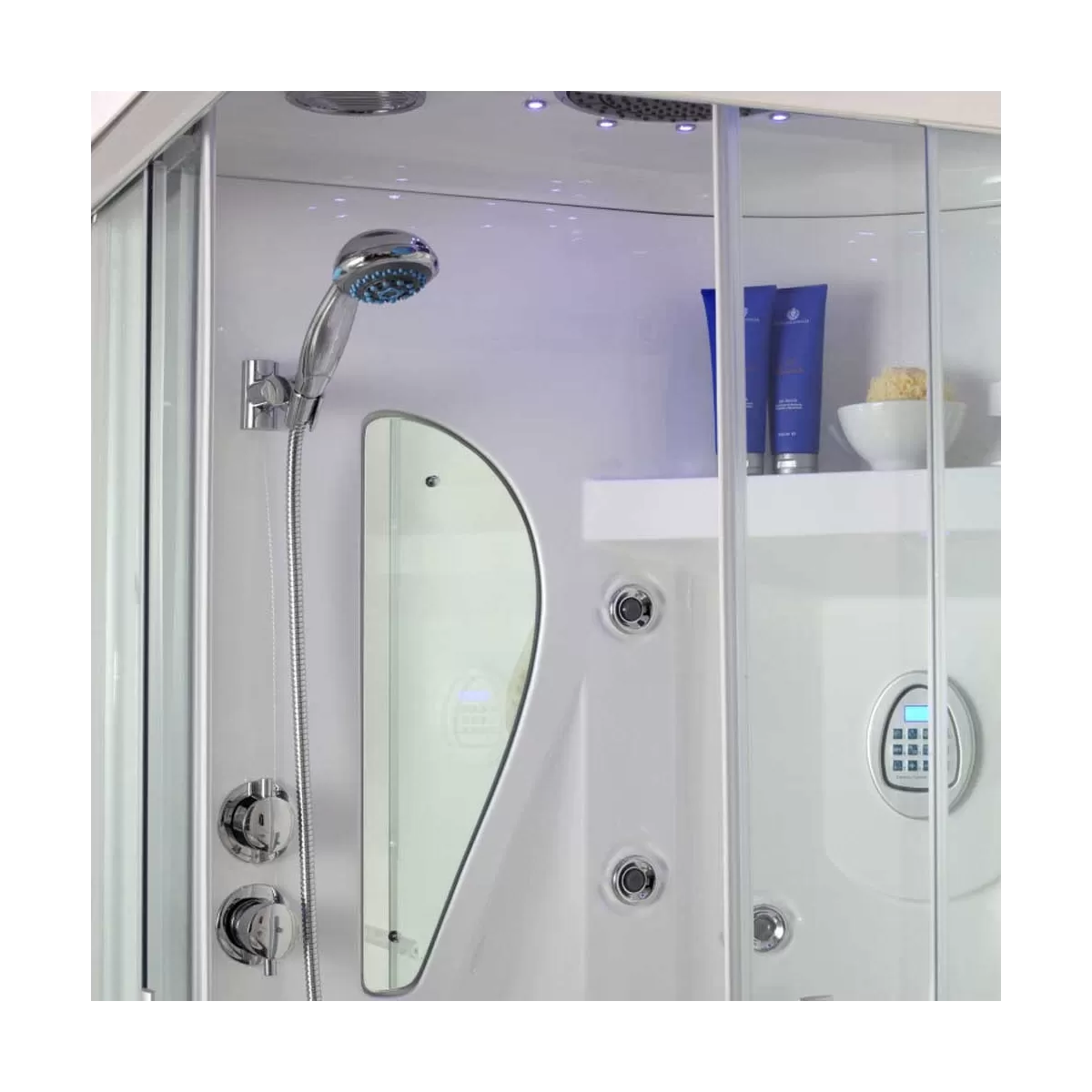Cabine de douche multifonction avec 18 jets d'hydromassage Galassia
