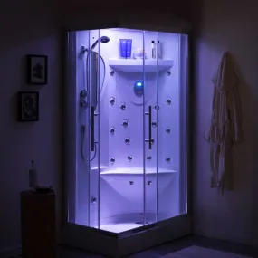 Cabine de douche multifonction avec 18 jets d'hydromassage Galassia