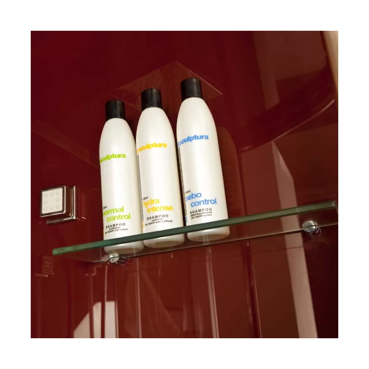 Doccia Idromassaggio semicircolare Smeralda 80x80