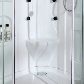 Duschkabine mit Hydromassage und Türkischem Bad Bali - 90x90