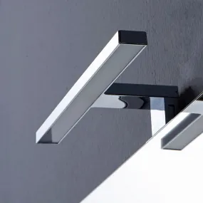 Miroir réversible 80x70 avec lampe led 30cm