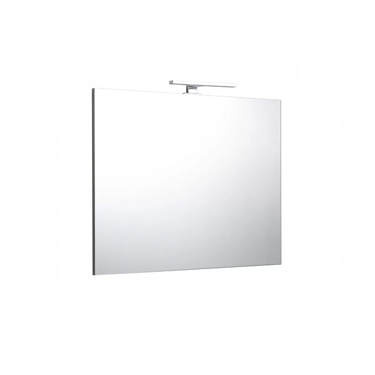 80x70 umkehrbarer Spiegel mit 30cm LED-Lampe