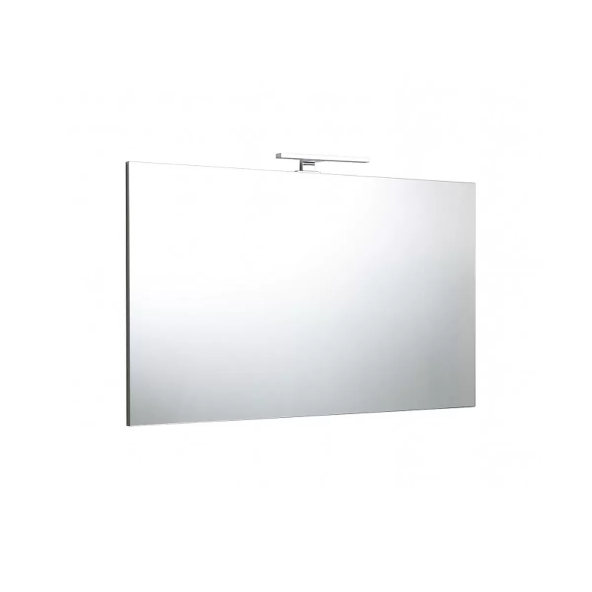Specchio 120x70 reversibile con lampada a led di 30cm