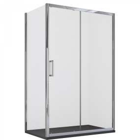 Cabine de douche avec porte coulissante 6mm Transparent Anti-calcaire | Agate
