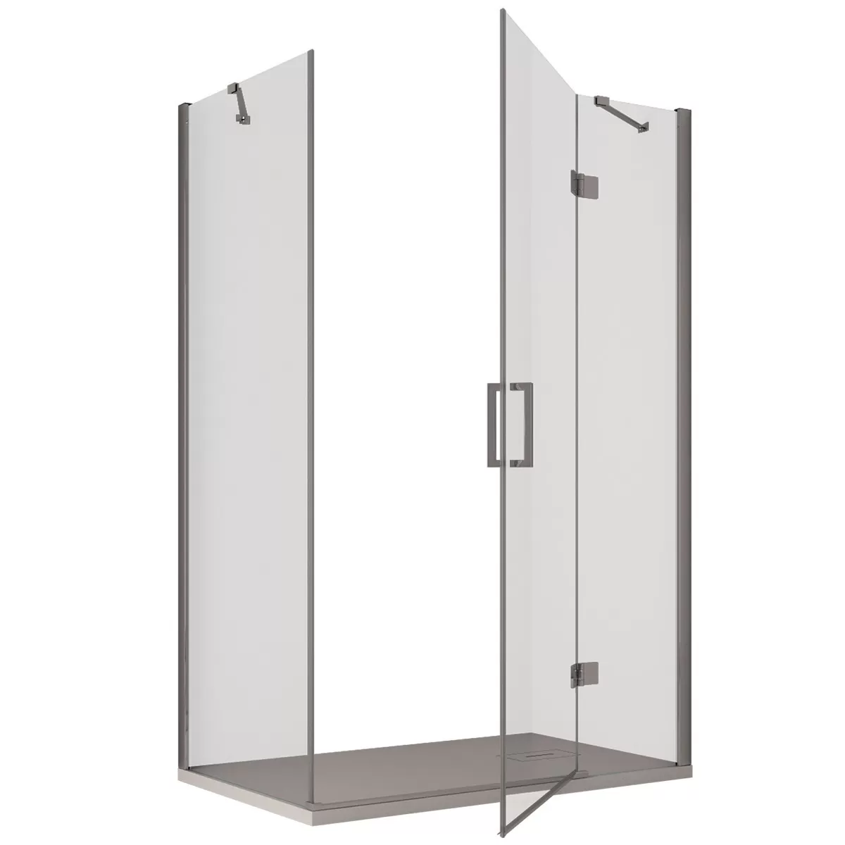 Box Doccia Porta Battente 8mm Trasparente Anticalcare | Regina