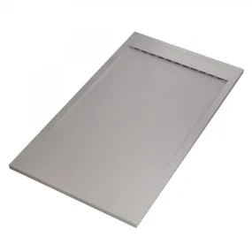 Piatto Doccia Mineralmarmo Griglia laterale Grigio Chiaro Unique