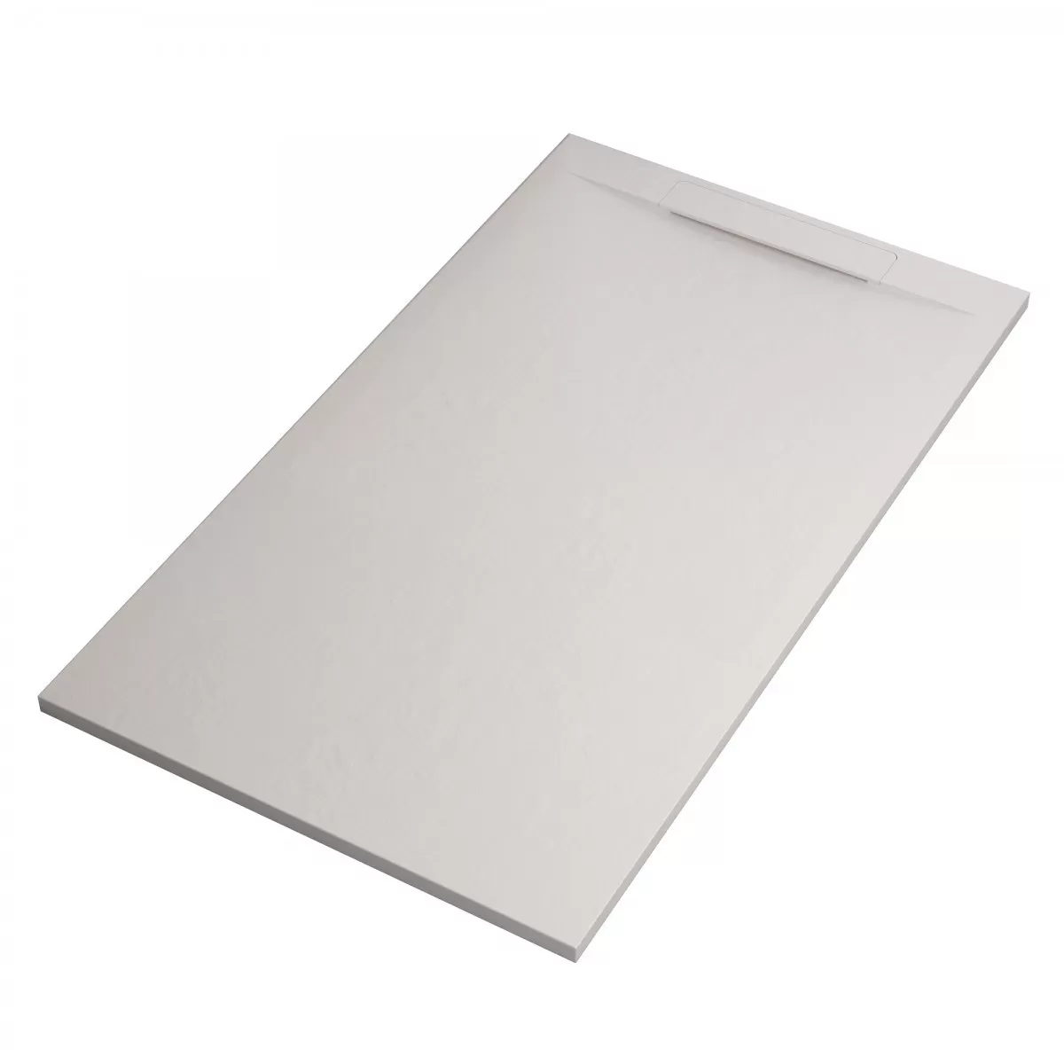 Piatto Doccia Mineralmarmo effetto Pietra Ardesia Bianco Venice