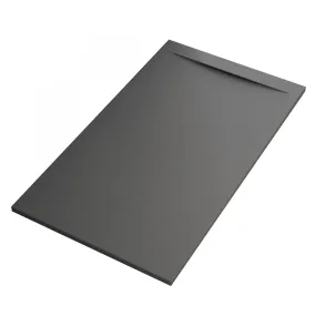 Piatto Doccia Mineralmarmo effetto Pietra Ardesia Antracite Venice