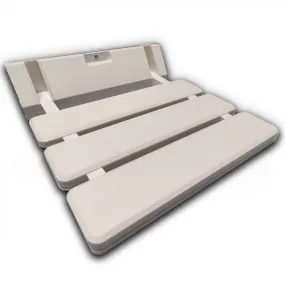 Chaise murale en PVC et aluminium pour la sécurité sous la douche