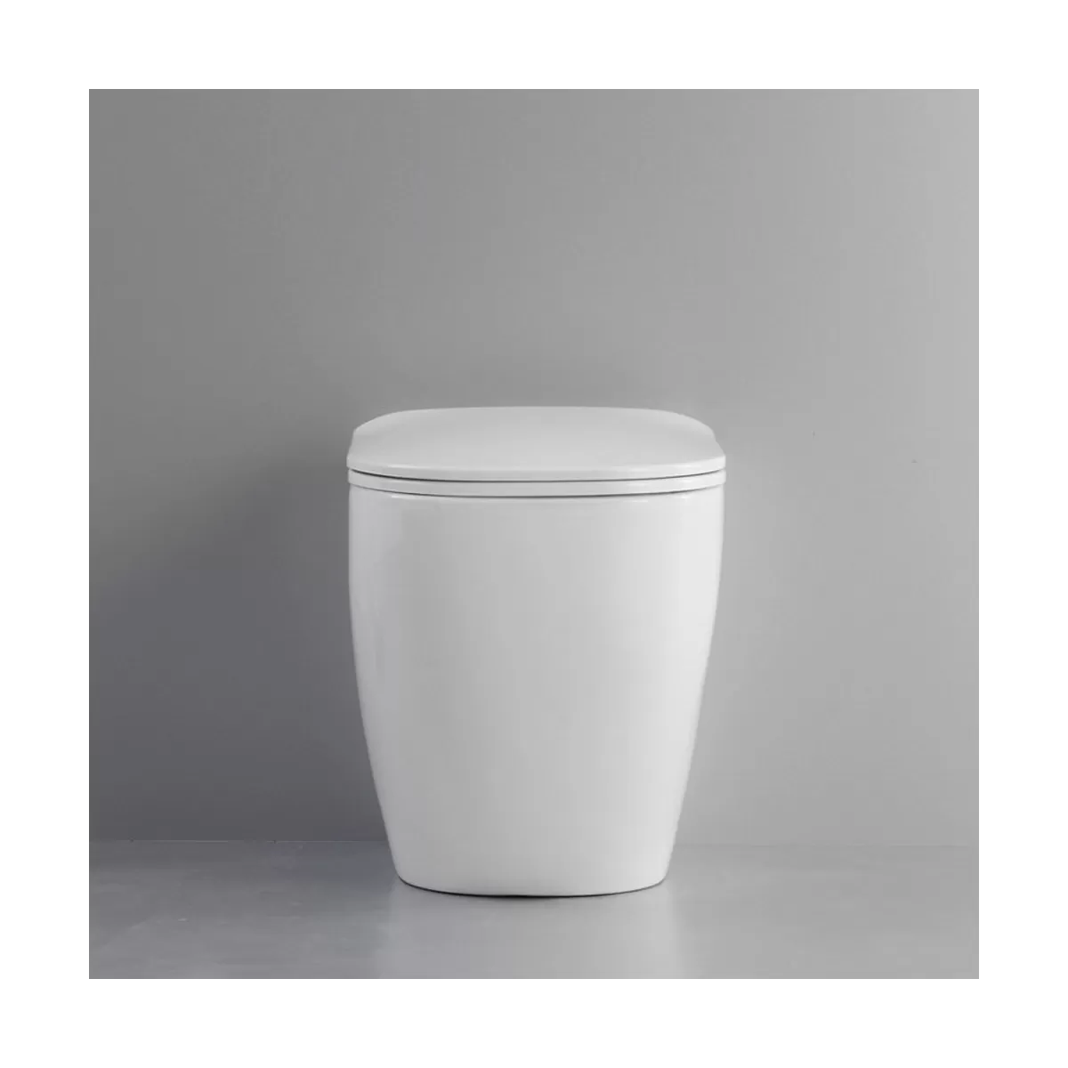 WC et bidet à poser JOLLY en céramique blanche
