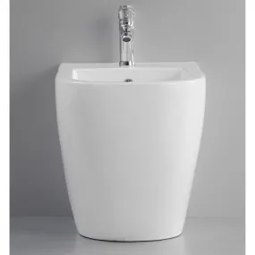 WC et bidet à poser JOLLY en céramique blanche