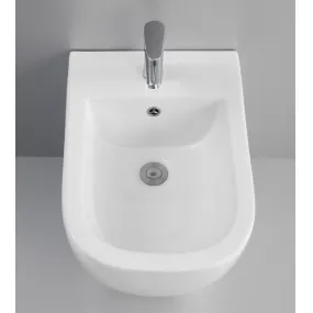 WC et bidet à poser JOLLY en céramique blanche