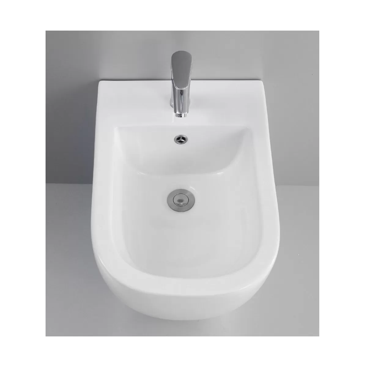 WC et bidet à poser JOLLY en céramique blanche