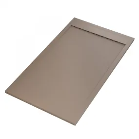 Moka Einzigartige Duschwanne aus Mineralmarmor mit seitlichem Gitter