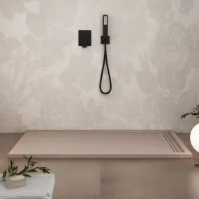 Receveur de douche en marbre minéral Sand Sun Side Grid