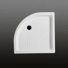 Receveur de douche semi-circulaire en céramique blanche de haute qualité