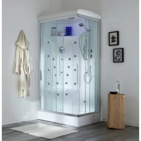 Cabine de douche multifonction avec 16 jets d'hydromassage Galassia