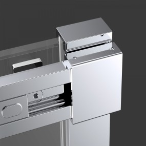 Box Doccia porta scorrevole  trasparente8mm anticalcare Osiride - moderno ed elegante per arredare il tuo bagno
