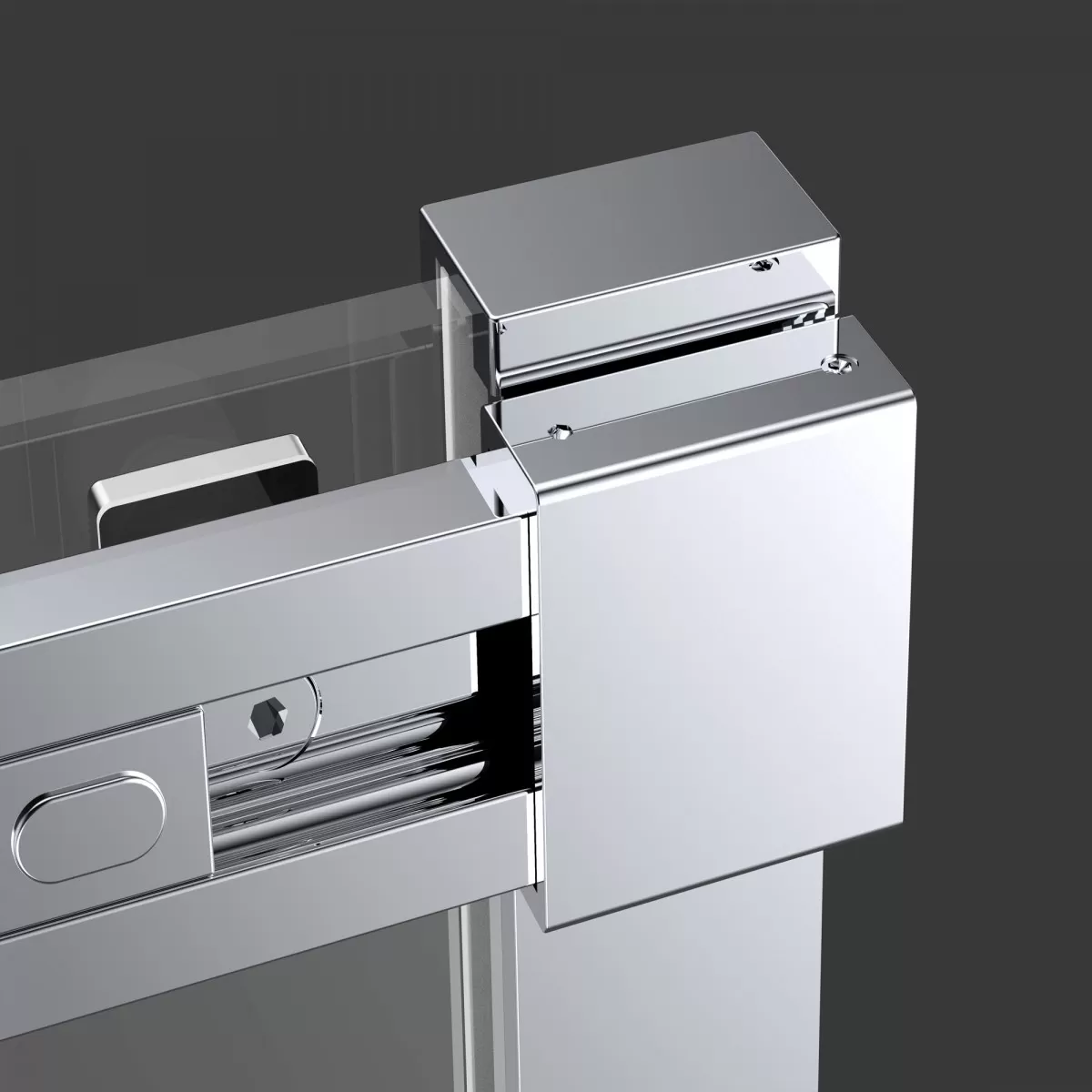 Cabine de douche anticalcaire Osiride porte coulissante transparente 8mm - moderne et élégante pour meubler votre salle de bain