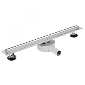 Caniveau de douche en inox avec grille ultra-fine et pieds River