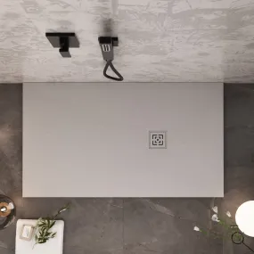 Piatto Doccia Mineralmarmo Grigio Chiaro modello Roma