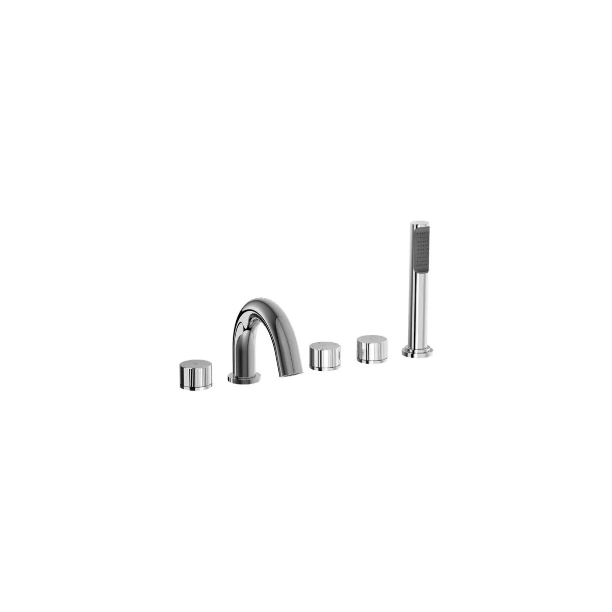 Mitigeur bain/douche sur gorge avec inverseur et douchette Jo de Paffoni
