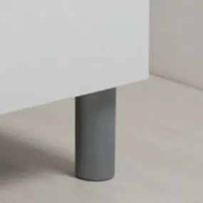 Mobile lavanderia bianco opaco 50x45 con lavabo in ABS