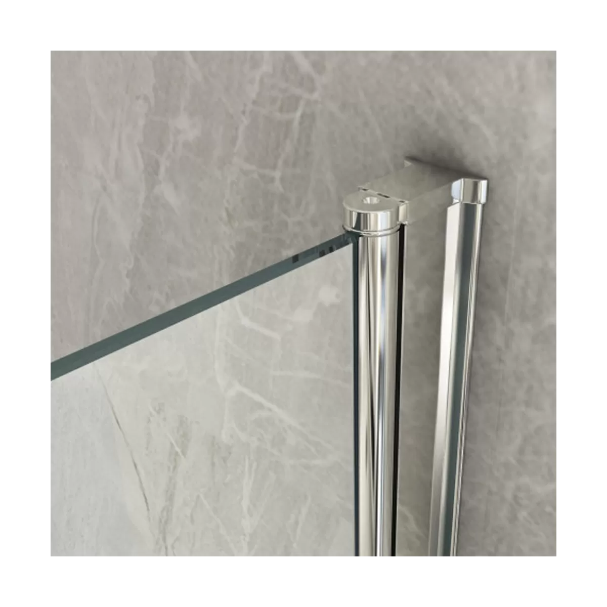 Doppelfalttür Duschabtrennung Duo Flex Transparent 8mm Kristall