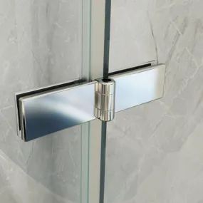 Doppelfalttür Duschabtrennung Duo Flex Transparent 8mm Kristall