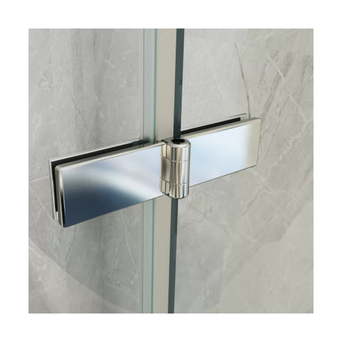 Box Doccia doppia Porta a Libro Duo Flex Cristallo 8mm trasparente