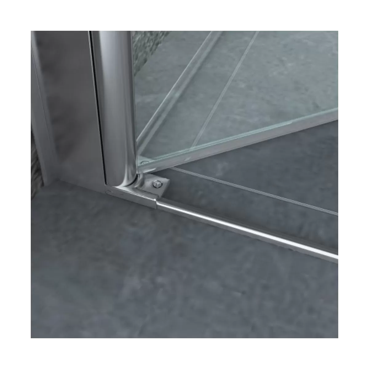 Porta Doccia Saloon Trasparente 8mm H195 Moon